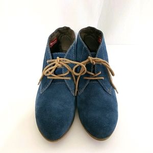 Tamaris Lace-up Suede Ankle Boot